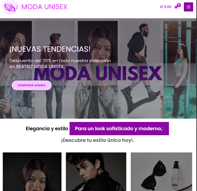 Tienda Moda Unisex